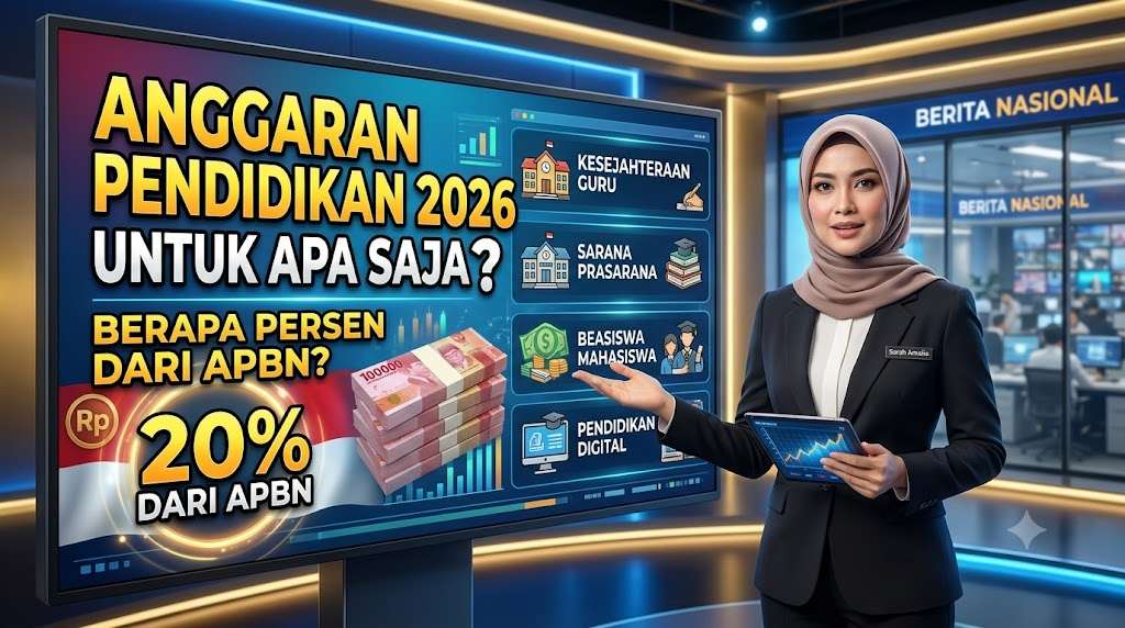 Anggaran Pendidikan 2026 Untuk Apa Saja dan Berapa Persen dari APBN