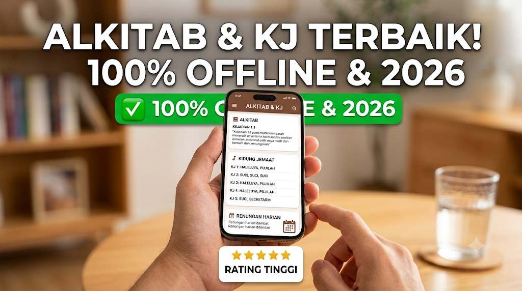 Aplikasi Alkitab dan Kidung Jemaat yang Bagus Ada Renungan Harian Offline 2026