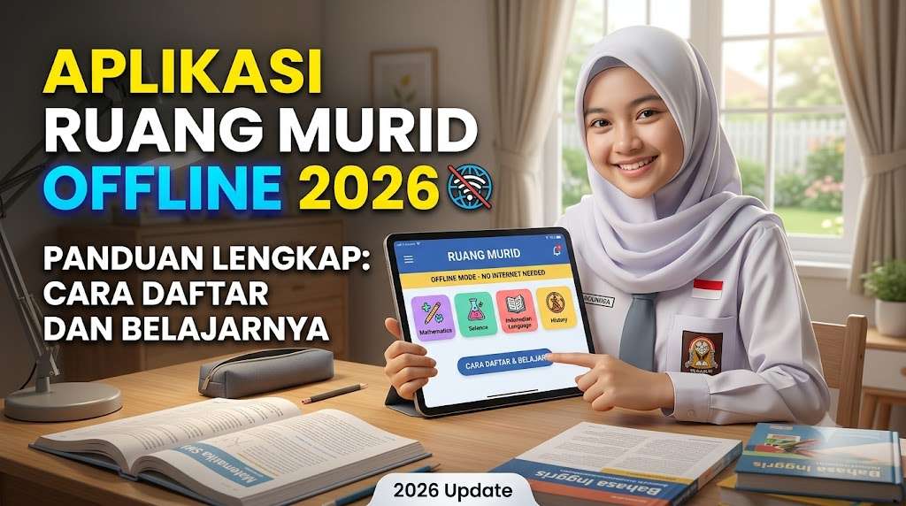 Aplikasi Ruang Murid Offline 2026 Lengkap Cara Daftar dan Belajarnya