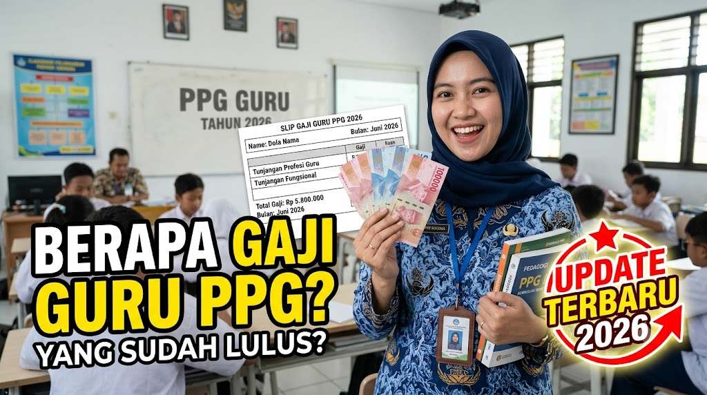 Berapa Gaji Guru PPG yang Sudah Lulus? Cek Update Terbaru 2026