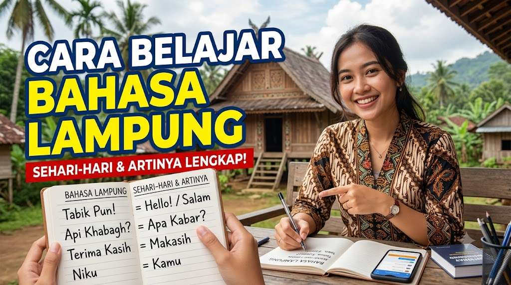 Cara Belajar Bahasa Lampung Sehari-hari dan Artinya Lengkap