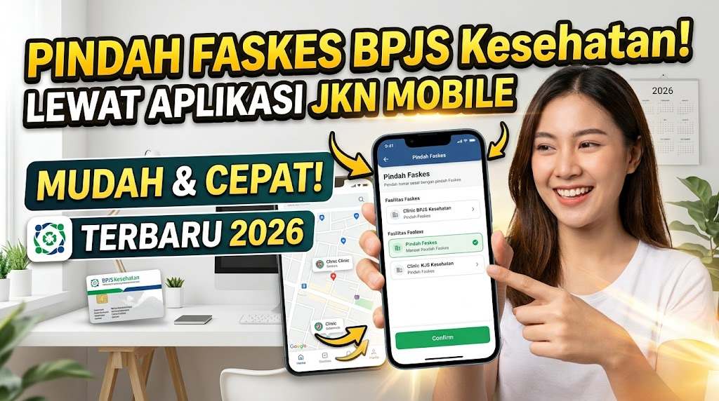 Cara Pindah Faskes BPJS Lewat Aplikasi JKN Mobile Terbaru 2026