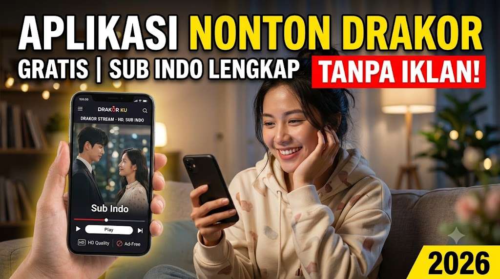 Aplikasi Nonton Drakor Gratis Sub Indo Lengkap Tanpa Iklan 2026