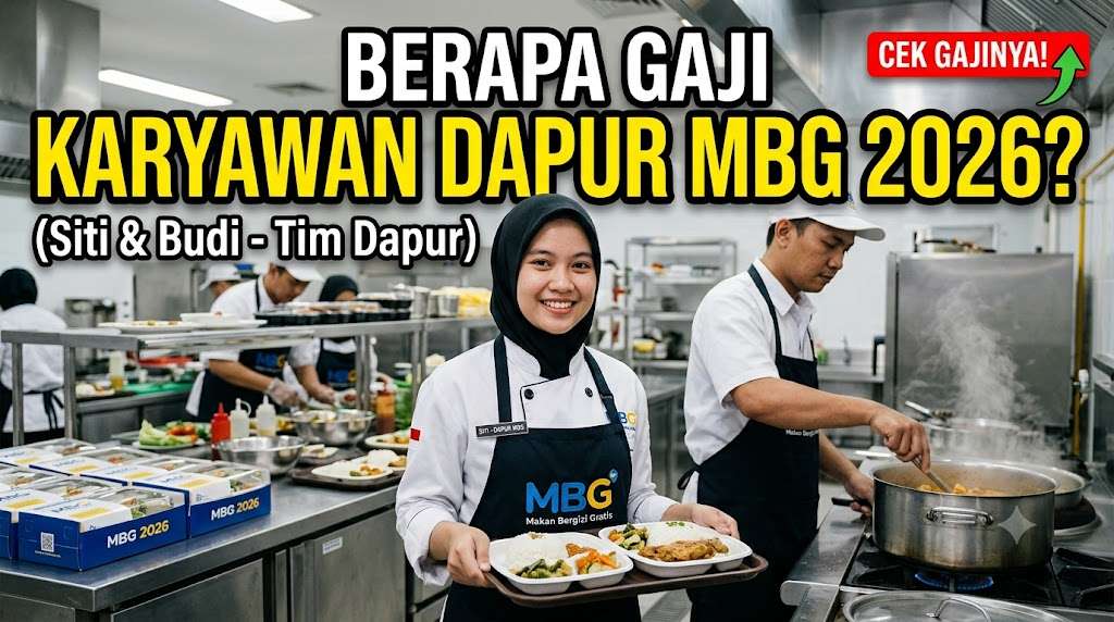 Berapa Gaji Karyawan Dapur MBG 2026 Lengkap Syarat dan Cara Daftar Kerja di MBG