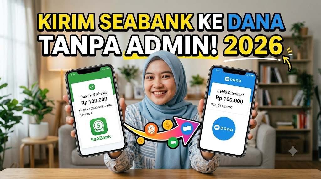 Cara Kirim Seabank ke DANA 2026 Transfer Tanpa Admin