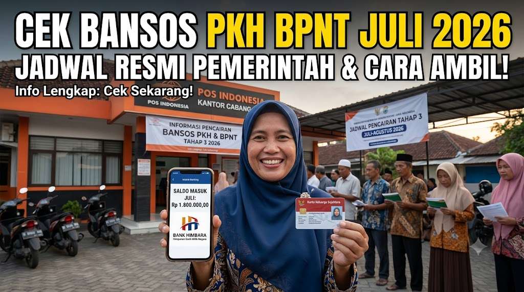 Cek Bansos PKH BPNT Juli 2026 Lengkap Info Pencairan Berdasarkan Jadwal Pemerintah