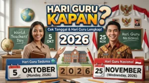 Hari Guru Sedunia dan Hari Guru Nasional Kapan? Cek Tanggal dan Hari Guru 2026